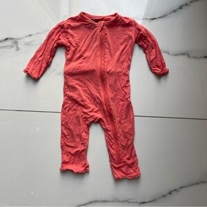 Kickee Pants Coral Kids Footless Footie One-Piece Pajamas Bamboo 3-6 months